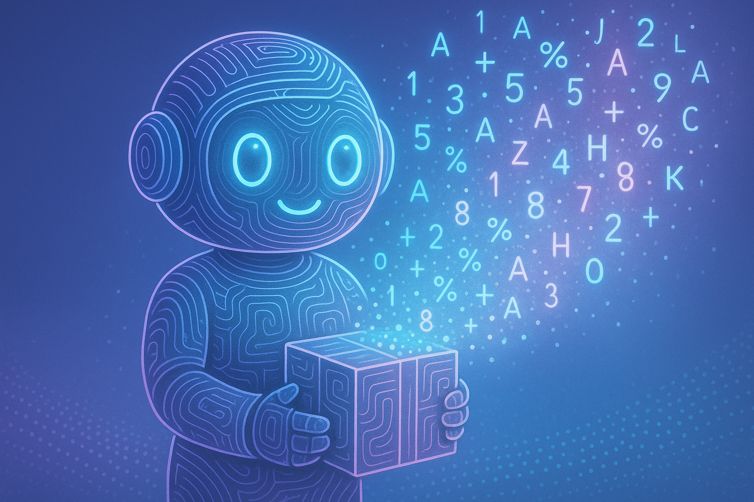 Ilustracja: asystent AI pomaga klientowi w wyborze produktu