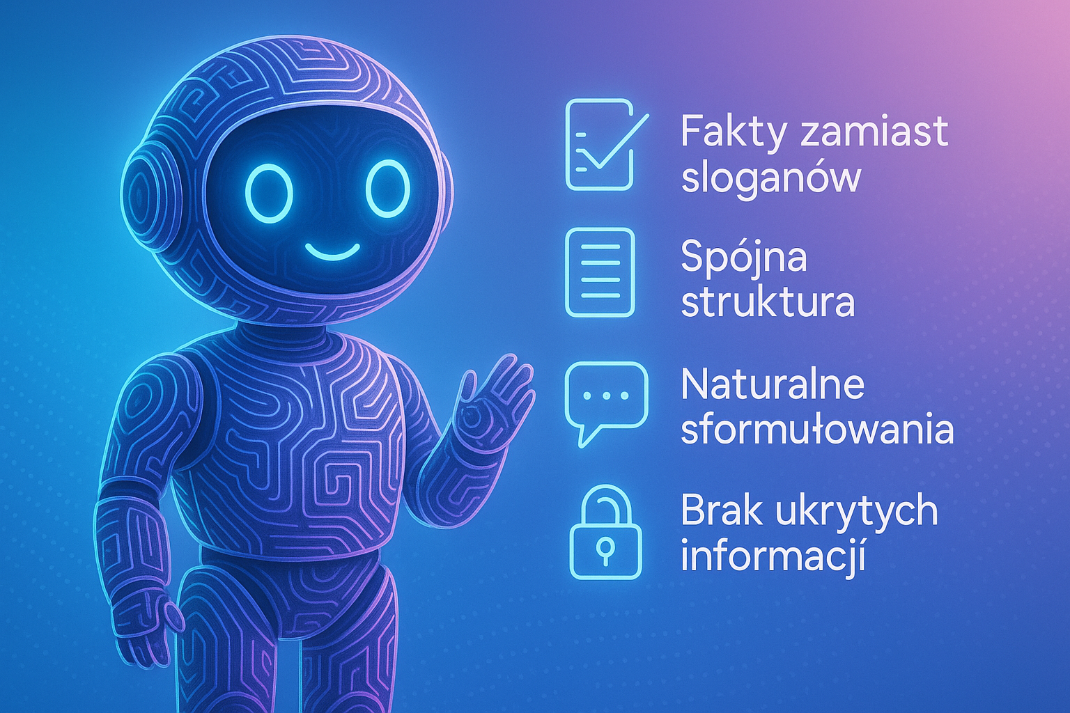 Schemat: opis produktu jako źródło danych dla asystenta